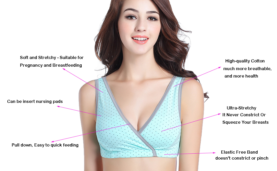 CAKYE nursing bra size and fit guide — A+ content